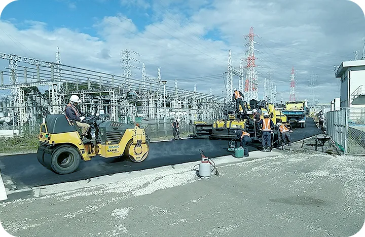 変電所 構内道路整備工事